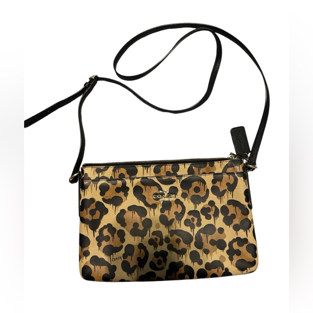 Coach Leopard Crossbody